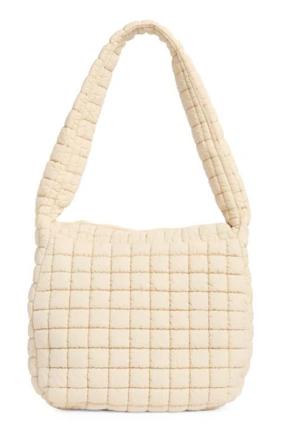 Urban Expressions Handbags Oversize Square Quilt Nylon Hobo Bag