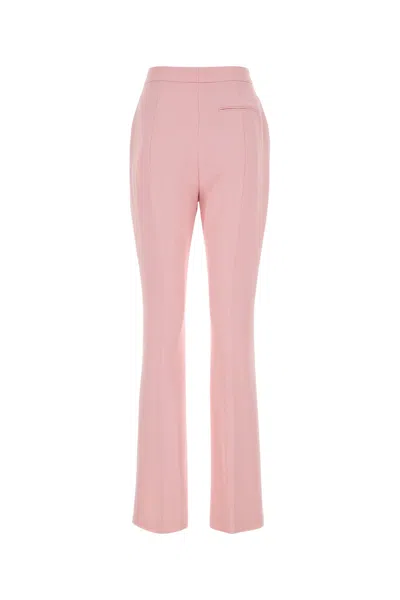 Alexander Mcqueen Women's Crepe Cigarette Pant In Pink