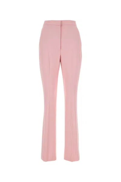 Alexander Mcqueen Women's Crepe Cigarette Pant In Pink