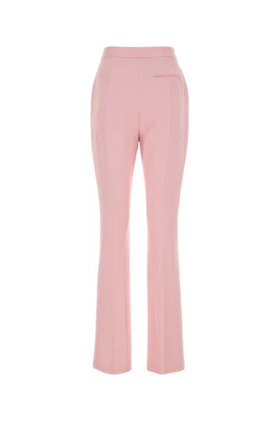Alexander Mcqueen Women's Crepe Cigarette Pant In Pink
