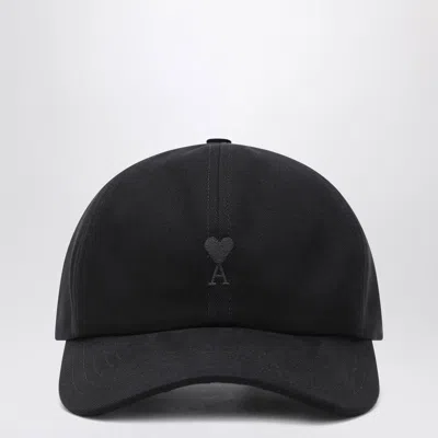 Ami Alexandre Mattiussi Ami Paris De Coeur Cap In Black