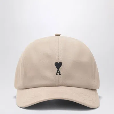 Ami Alexandre Mattiussi Ami Paris Ami De Coeur Coffee Milk Baseball Cap In Neutral
