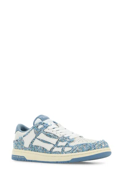 Amiri Two-tone Boucle Skel Sneakers