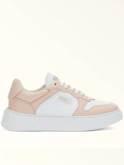 Furla Sport Lace-up Sneakers In White