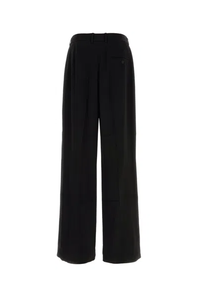 Balenciaga Oversized Tailored Trousers In Black