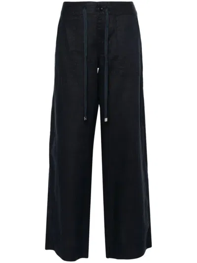 Ralph Lauren Jovonie Wide Leg Pants In Blue