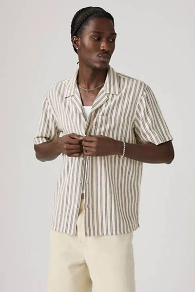 Levi's Short Sleeve Sunset Standard Camp Shirt In Neutral