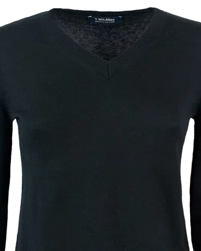 S Max Mara Maglia Idoneo Nera In Black