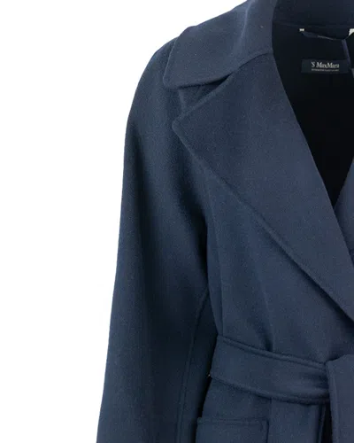 S Max Mara Cappotto Doris Blu In Blue