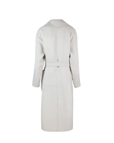 S Max Mara Cappotto Doris Avorio In White