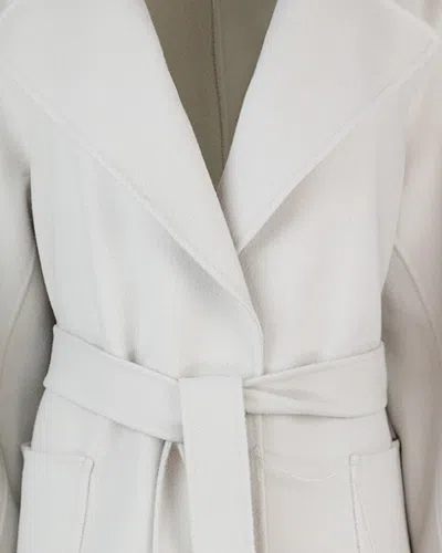 S Max Mara Cappotto Doris Avorio In White