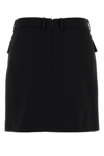 Balenciaga Skirts With Belt Loops And Front Pockets In Black