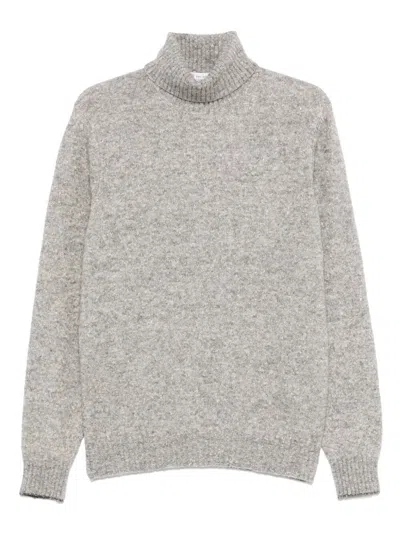 Brunello Cucinelli Men Turtle-neck Sweater In Gray