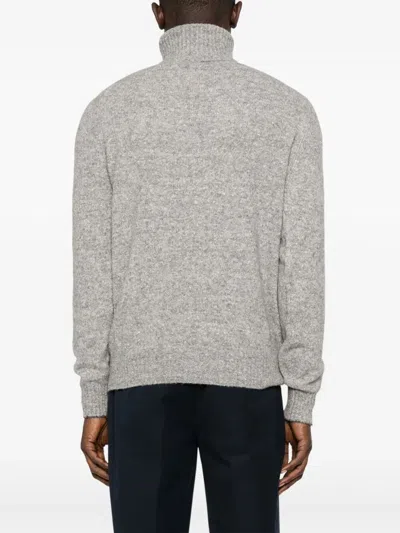 Brunello Cucinelli Men Turtle-neck Sweater In Gray