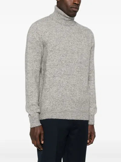 Brunello Cucinelli Men Turtle-neck Sweater In Gray