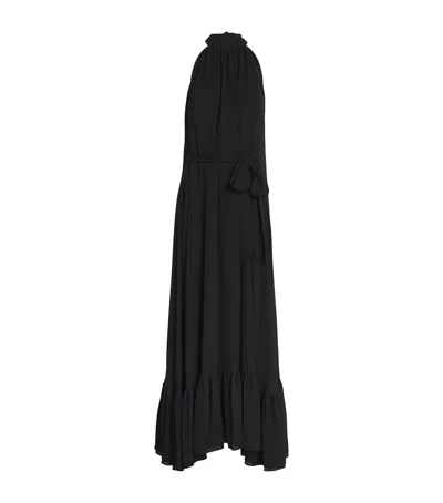 Alice And Olivia Jovie Maxi Dress In Black