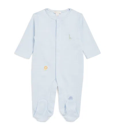 Kissy Kissy Pima Cotton Safari All-in-one In Blue