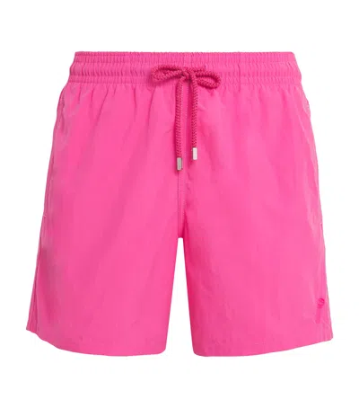 Vilebrequin Water-reactive Moorea Swim Shorts In Pink