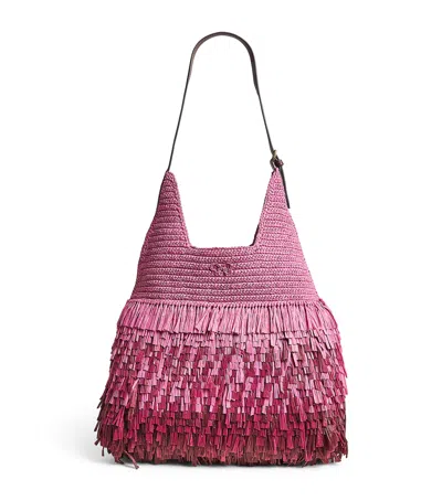 Anya Hindmarch Straw Shag Tote Bag