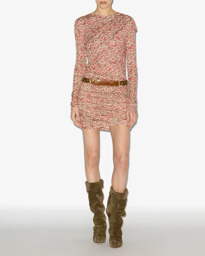 Isabel Marant Étoile Denise Mini Dress In Orange