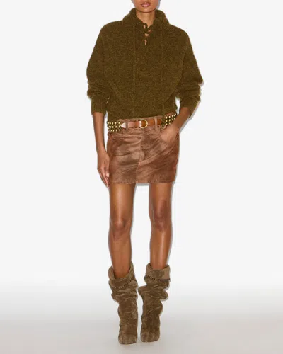 Isabel Marant Étoile Isabel Marant Etoile Women Kimmy Mini Skirt In Brown