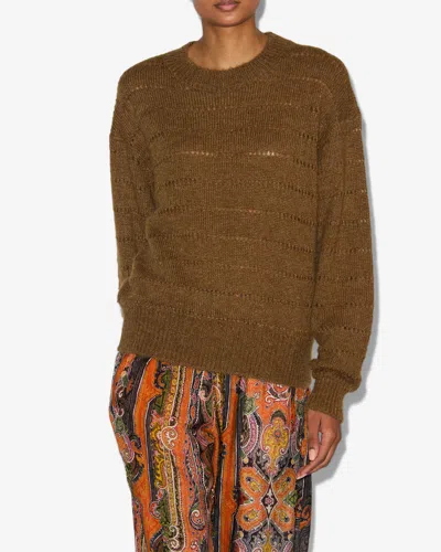 Isabel Marant Étoile Oletta Sweater In Brown