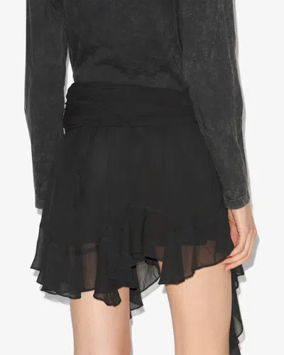 Isabel Marant Étoile Berenicia Mini Skirt In Black