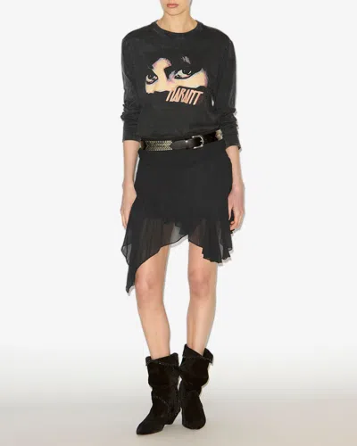 Isabel Marant Étoile Berenicia Mini Skirt In Black