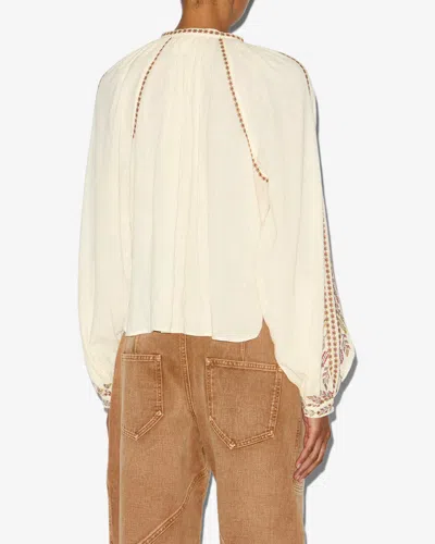 Isabel Marant Étoile Marant Etoile Women Lynne Biologic Cotton Shirt In White