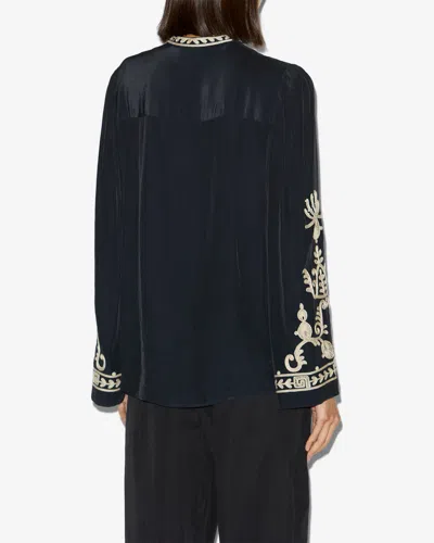 Isabel Marant Étoile Falonne Blouse In Black