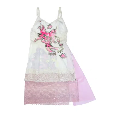 Acid Cat Women's Kitty Sparkle White Slip