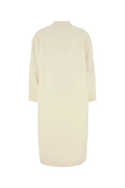 Mm6 Maison Margiela Wool Blend Coat With Dropped Shoulders