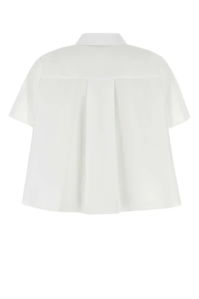 Loewe White Poplin Oversize Shirt