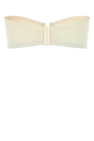 Eres Top Bikini Show In Nylon Stretch Avorio Donna In Neutral