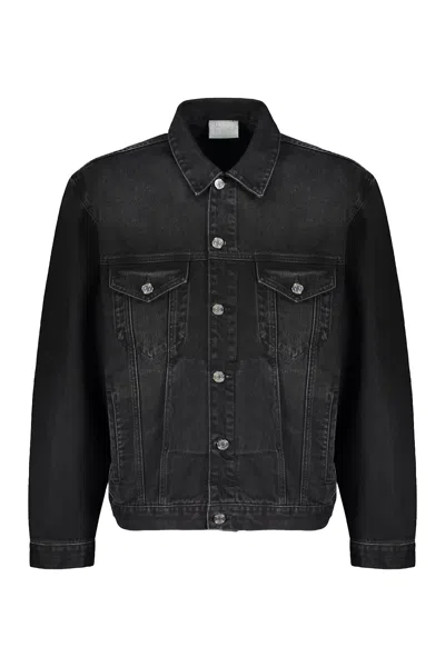 Vetements Giacca In Denim Con Cappuccio In Black