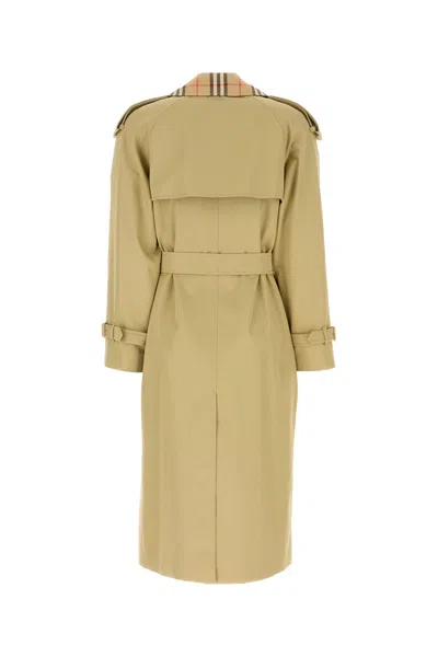 Burberry Castleford Checked Cotton-gabardine Trench Coat In Green