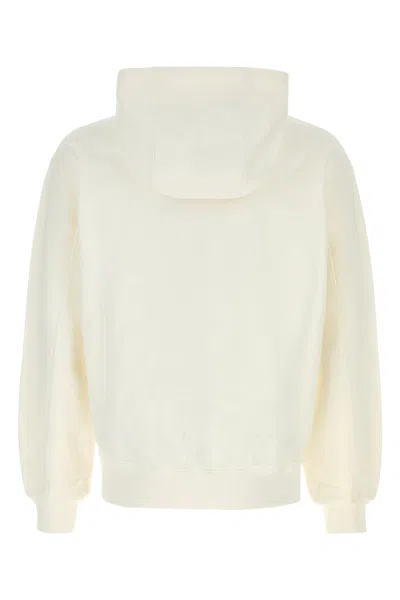 Casablanca Cotton Sweatshirt With Front Pocket And Hood In White
