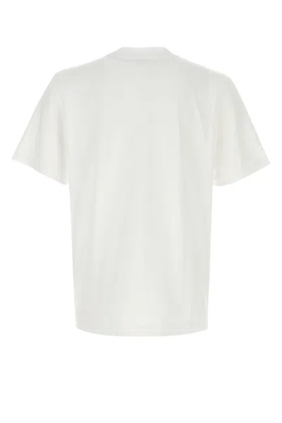 Casablanca White Crewneck T-shirt With Logo On The Front In White