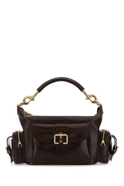 Chloé Chloe Chocolate Leather Camera Bag Handbag