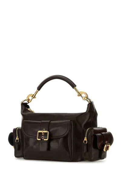 Chloé Chloe Chocolate Leather Camera Bag Handbag