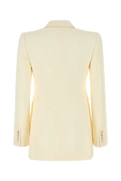 Chloé Chloe Cream Hemp Blend Blazer