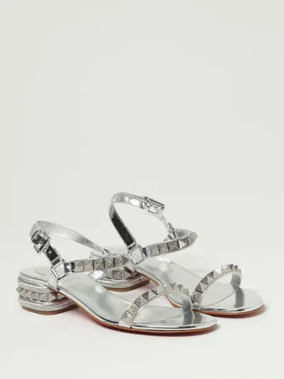 Christian Louboutin Sandal Pyrasand 30 In Metallic