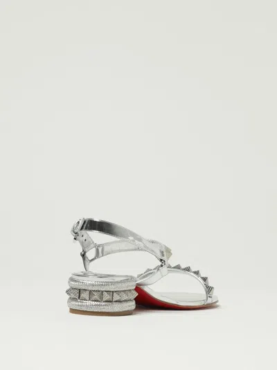 Christian Louboutin Sandal Pyrasand 30 In Metallic