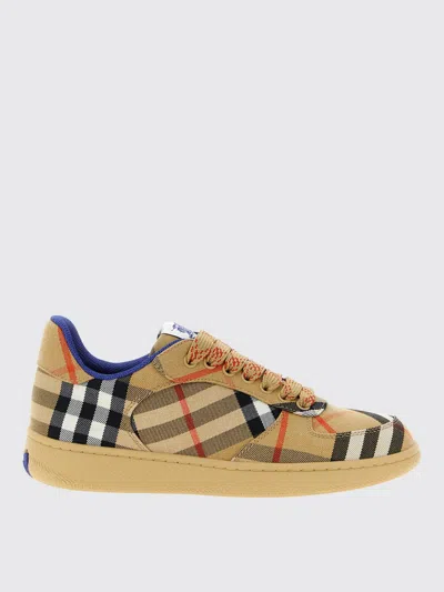 Burberry Women Embroidered Canvas Terrance Sneakers In Multi