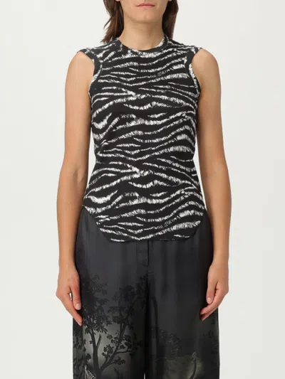 Attico T-shirt The  Donna Colore Bianco In Animal Print