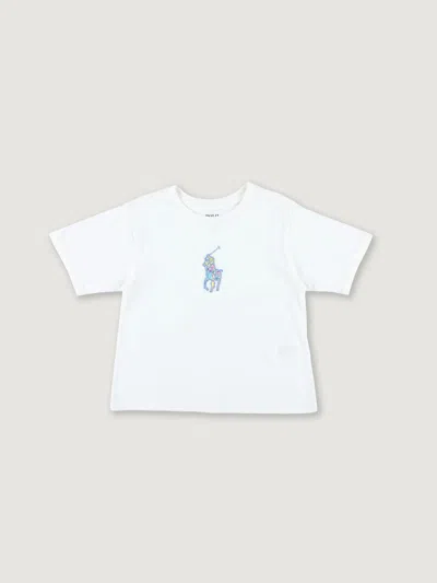 Polo Ralph Lauren Logo-embroidered T-shirt In White