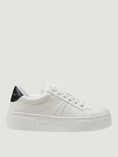 Armani Exchange Sneakers  In Pelle Sintetica In Red