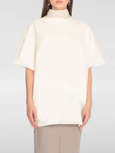 Maison Margiela White Reversed Shirt T-shirt In White