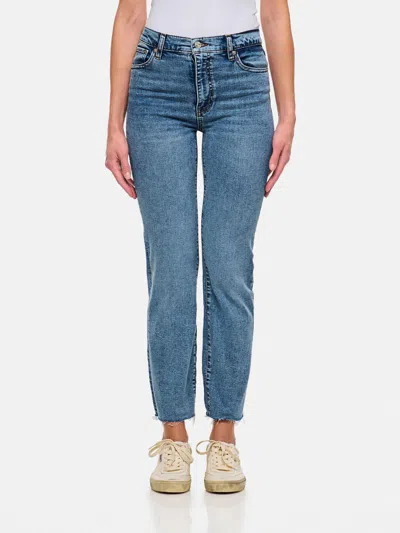 Frame Le Sleek Straight Jeans In Blue