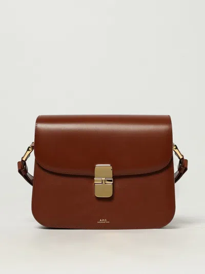 Apc Crossbody Bag A. P.c. Woman Color Brown